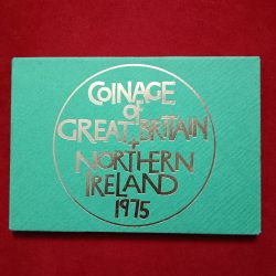 Extremely Rare Coinage of Great Britain Northern Ireland 1975 Year Proof Coin Set