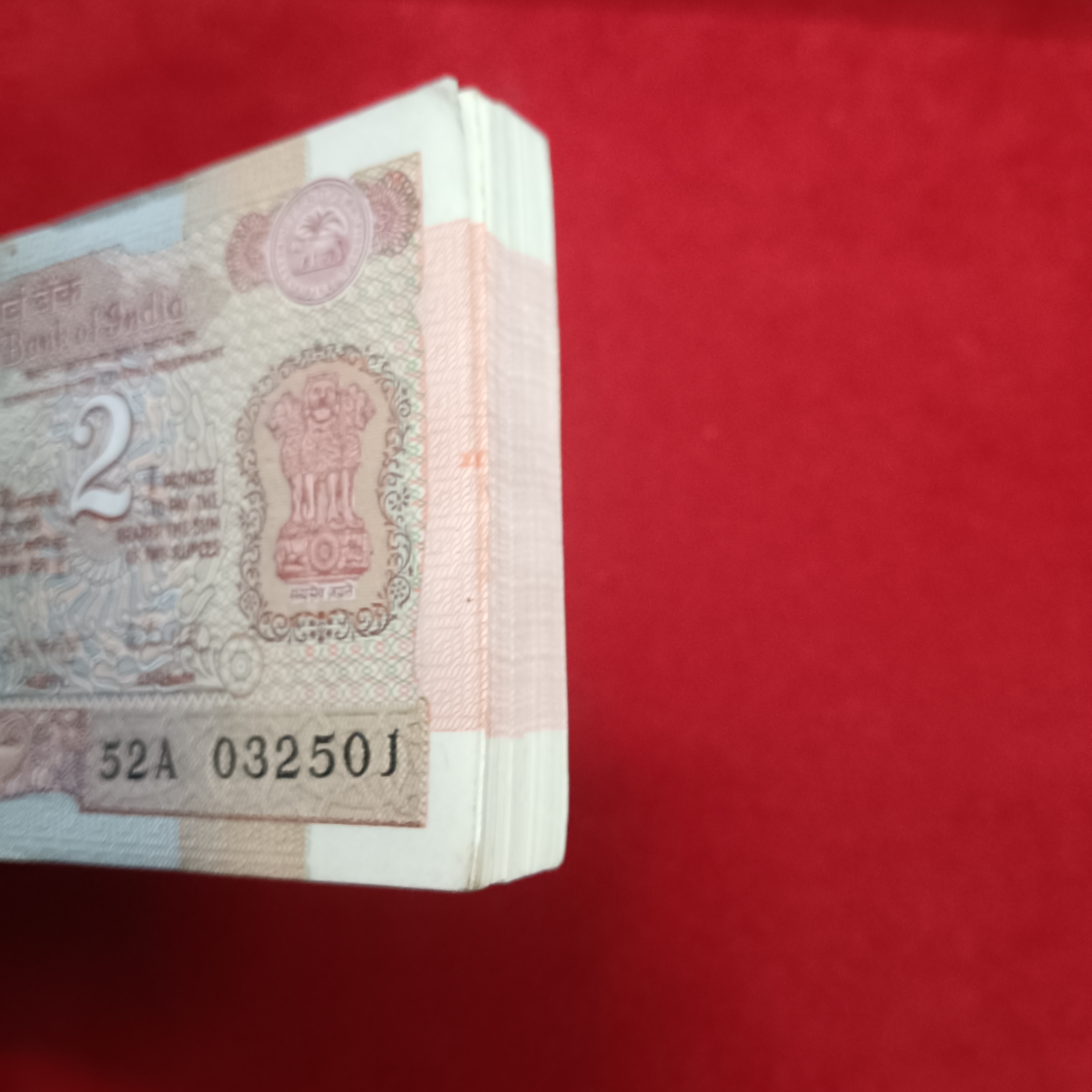 Two Rs Old Satalite Bundle Governor RN Malhotra Unc Condition 032501