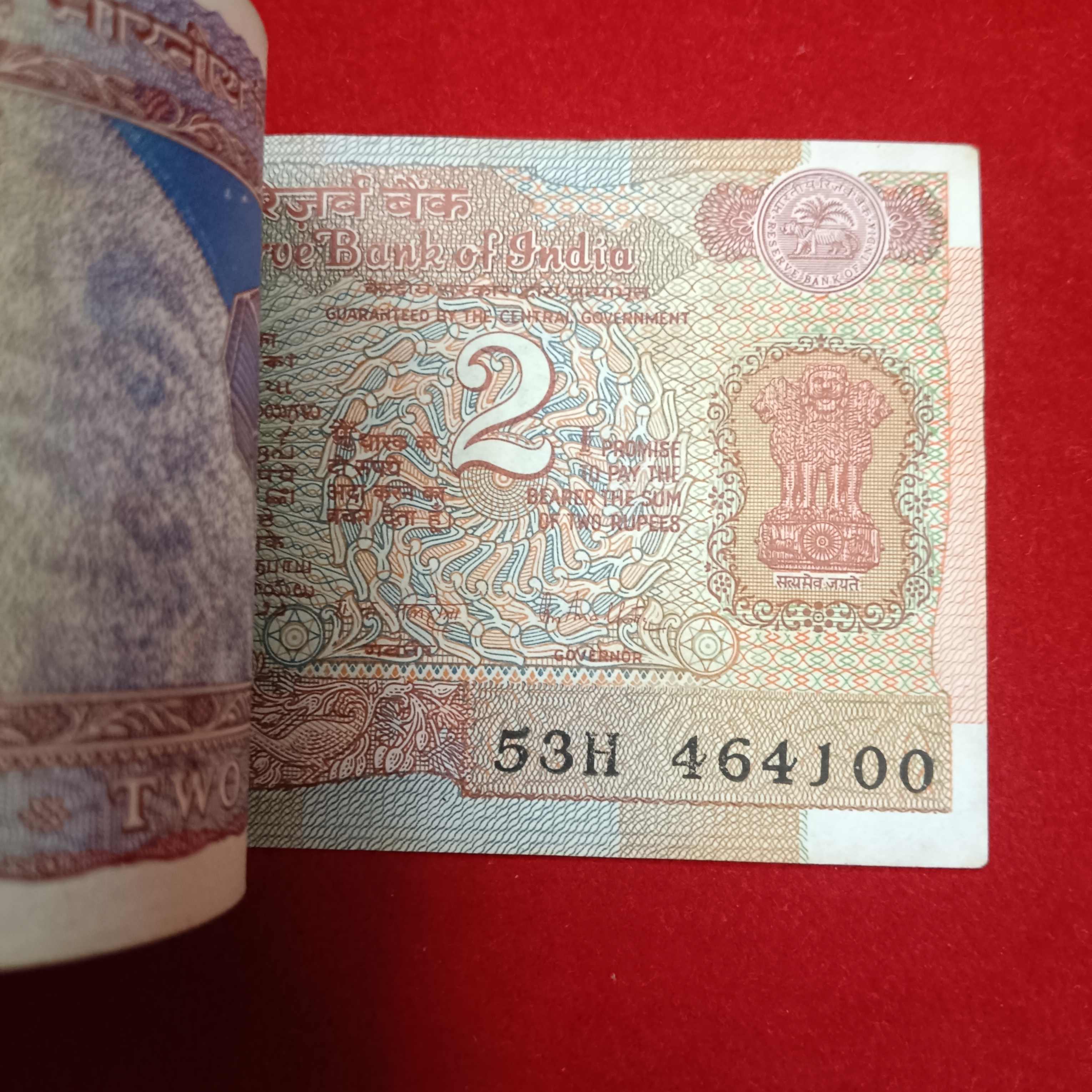 Two Rs Old Satalite Bundle Governor RN Malhotra Unc Condition 464001