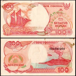 Indonesia 100 Rupiah World Banknote 1992 to 2000 P127 UNC Unique and Rare