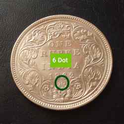 Victoria Queen 👑👑 Year. 1868 six dots Dot variety 1862+6dots=1868 year. 6 dots Variety as per image Weight 11.5 GM Original Gauarantee Excellent Condition Same and similar piece available
