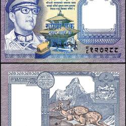 Nepal 1 Rupee Banknote 1990 to 1995 ND P22a5 UNC Unique and Rare