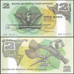 Papua New Guinea 2 Kina Banknote 1981 to 1991 ND P5a UNC Unique and Rare
