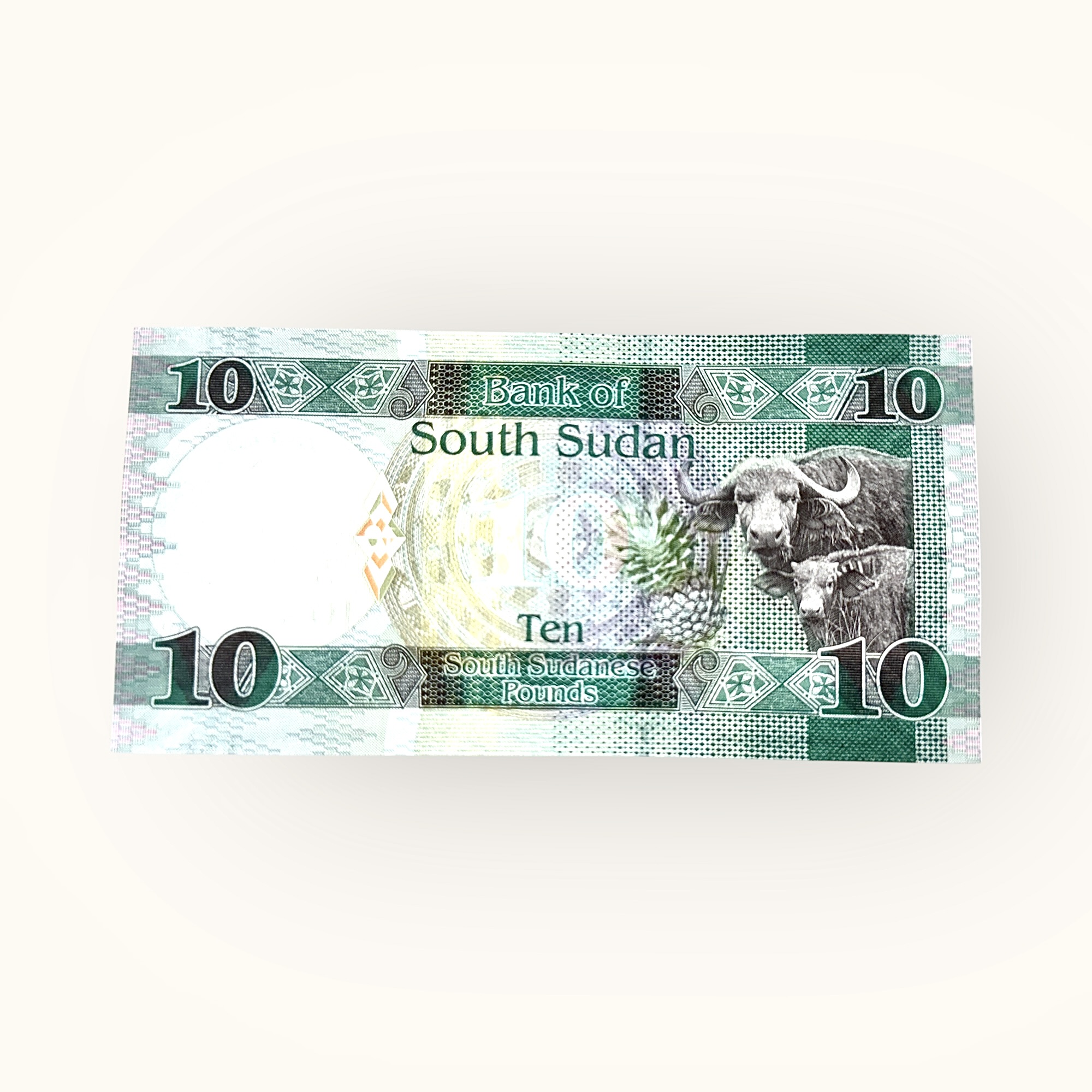 South Sudan 10 South Sudanese Pounds Banknote Ending 2016 UNC Ending 786