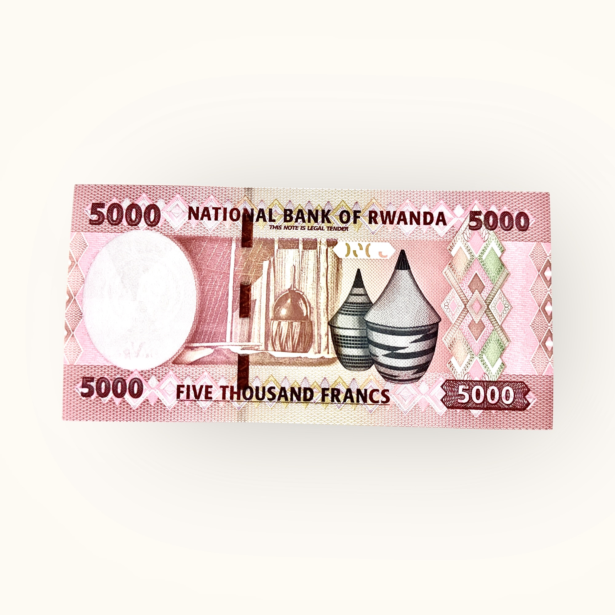 Rwanda 5000 Francs World Banknote 2024 P45 UNC Ending 786