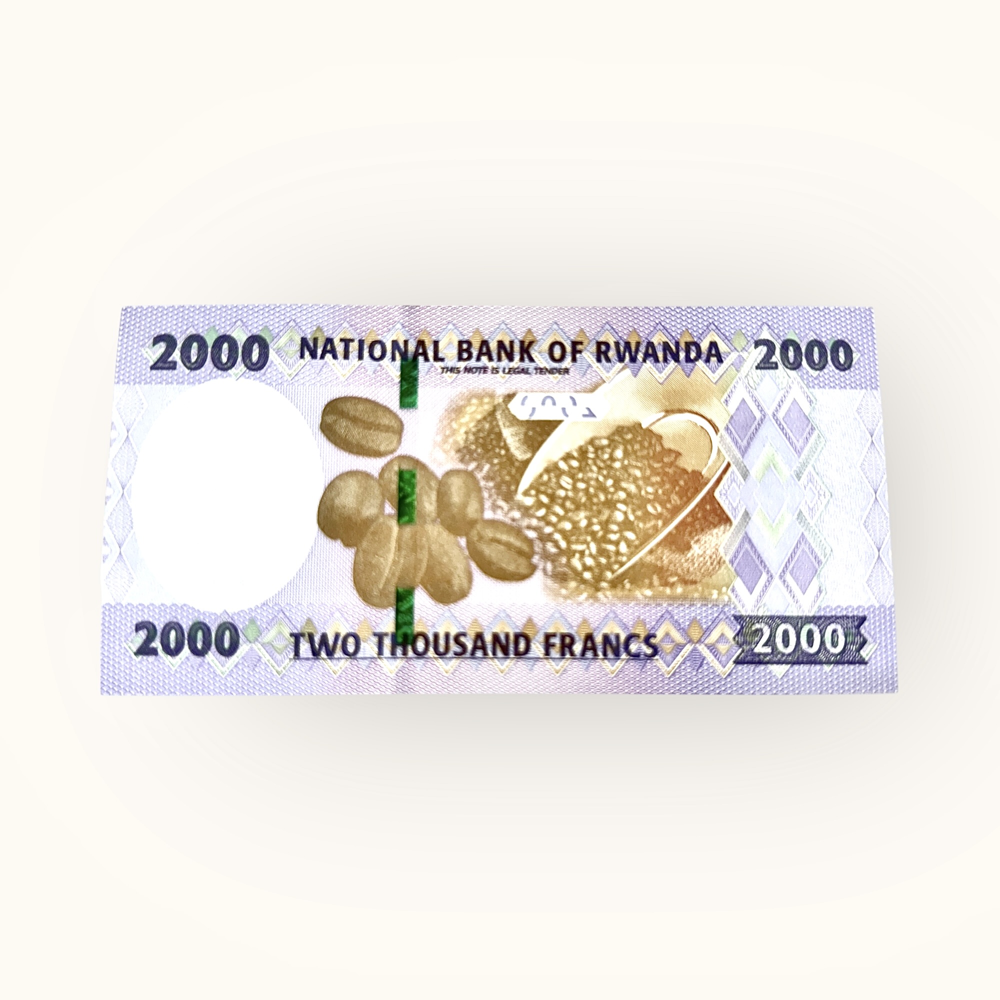 Rwanda 2000 Francs World Banknote 2024 P44 UNC Ending 786