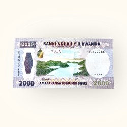 Rwanda 2000 Francs World Banknote 2024 P44 UNC Ending 786