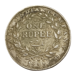 British India Silver Rupee East India Company Year 1835 King William-IIII **Rare** Collectable Grade.