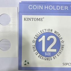 Coin Holder Kintome 50pcs Pack Size 25.0mm