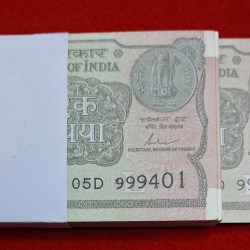 One Rupee Packet Serial No. 999401