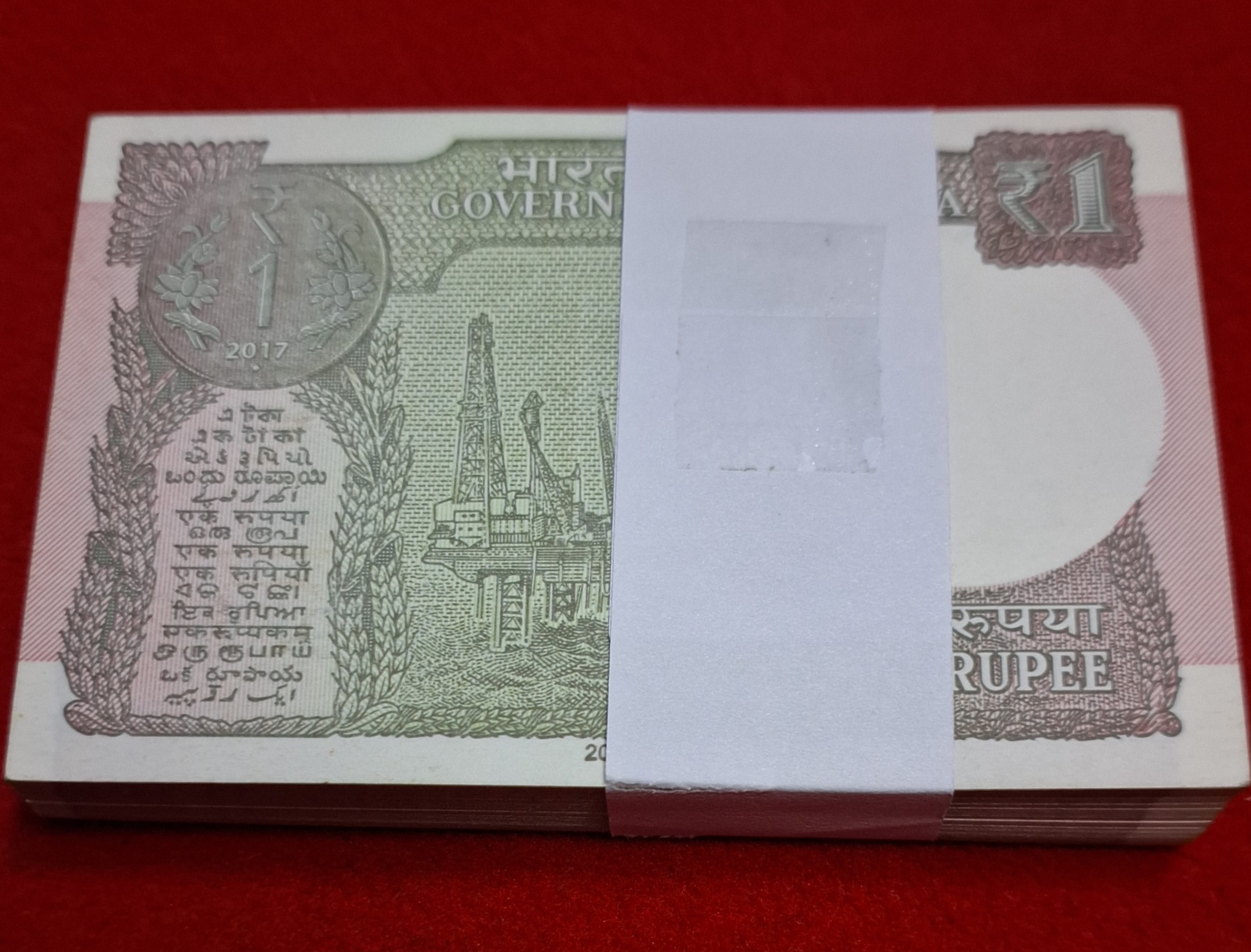One Rupee Packet Serial No. 999401