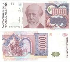 Argentina 1000 Pesos Banknote 1992 ND P304d2 UNC Series Unique and Rare