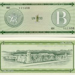 Cuba 1 Peso World Banknote Unique and Rare