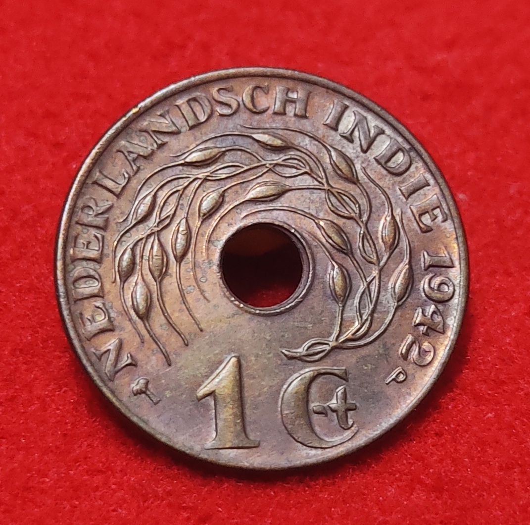 Netherland East Indies 1942 One Cent GEM UNC Condition