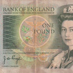 › United Kingdom › England 1 Pound - Elizabeth II Rare Note