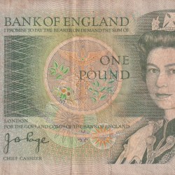 › United Kingdom › England 1 Pound - Elizabeth II Rare Note