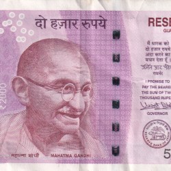 2000 Rupees Governor Urjit Patel Fancy Number Ending 786