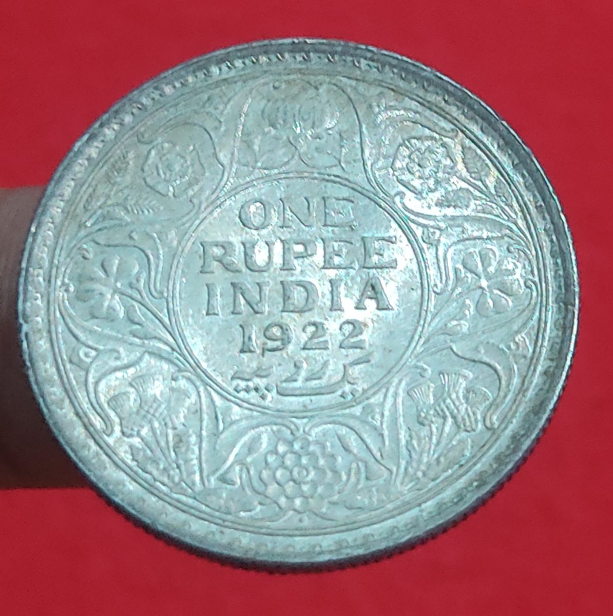 One Rupee Silver Coin George VI 1922 Bombay Mint GEM UNC Condition