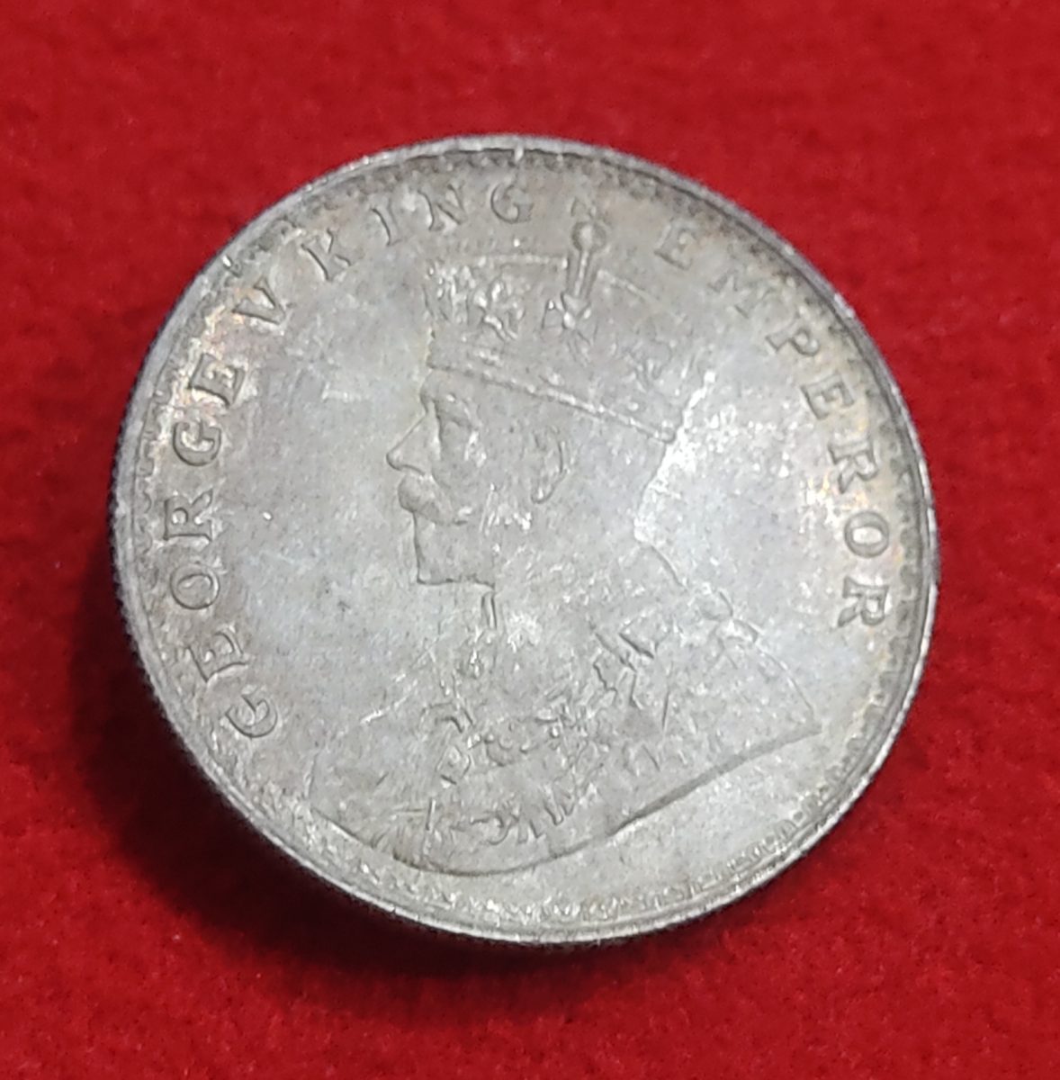 One Rupee Silver Coin George VI 1922 Bombay Mint GEM UNC Condition
