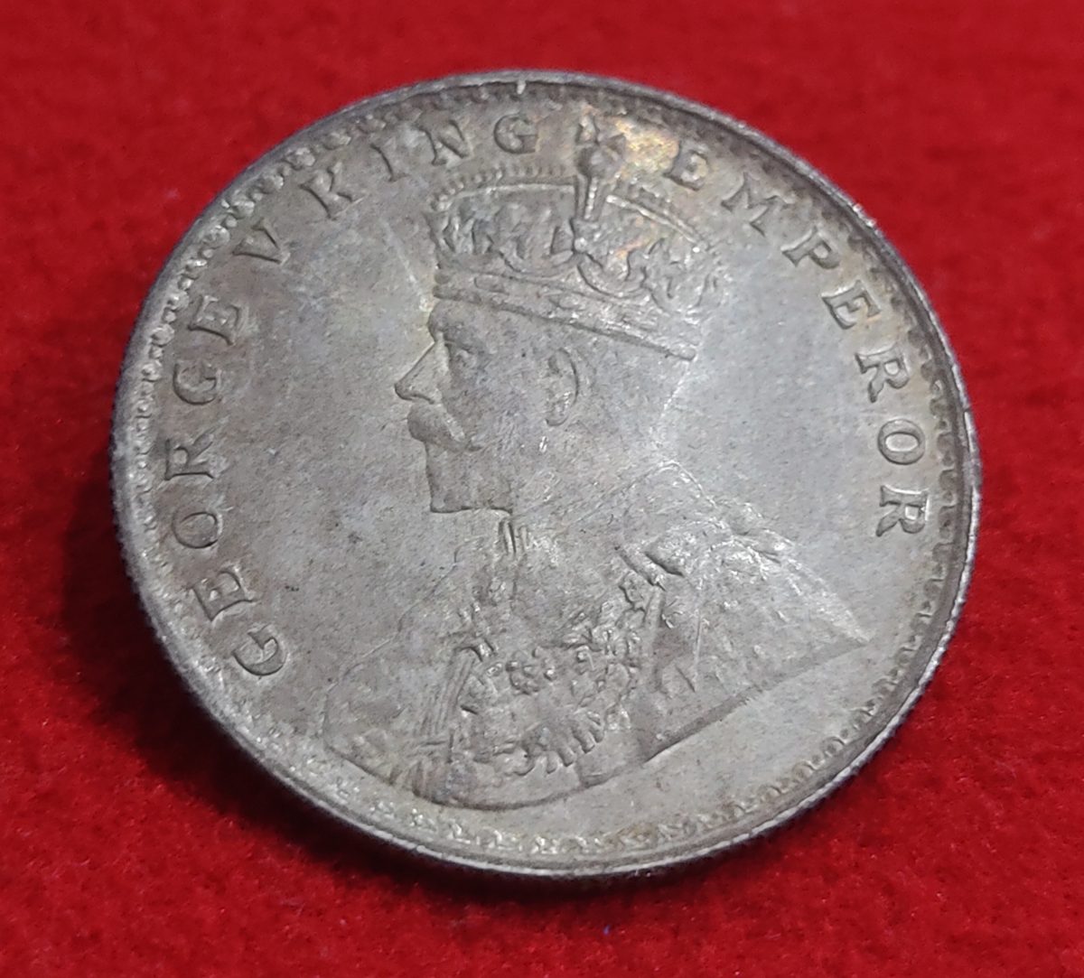 One Rupee Silver Coin George VI 1922 Bombay Mint GEM UNC Condition