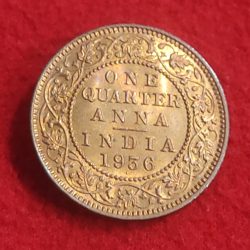 One Quarter Anna George VI Year 1936 Bombay GEM UNC Condition