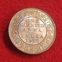 One Quarter Anna George VI Year 1936 Bombay GEM UNC Condition