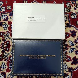 Extremely Rare State Quarter Dollars United States of America Uncirculated Proof Coins Authenticity Certificate Morgan Mint By USA 24 Kt Gold Plated Issue Coin 2007 Year