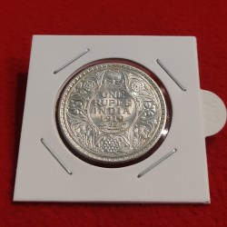 One Rupee Silver Coin George V Year 1919 Bombay Mint GEM UNC Condition