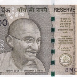 786000 Fancy Number 500 Rupees GEM 💎 UNC Rare Note
