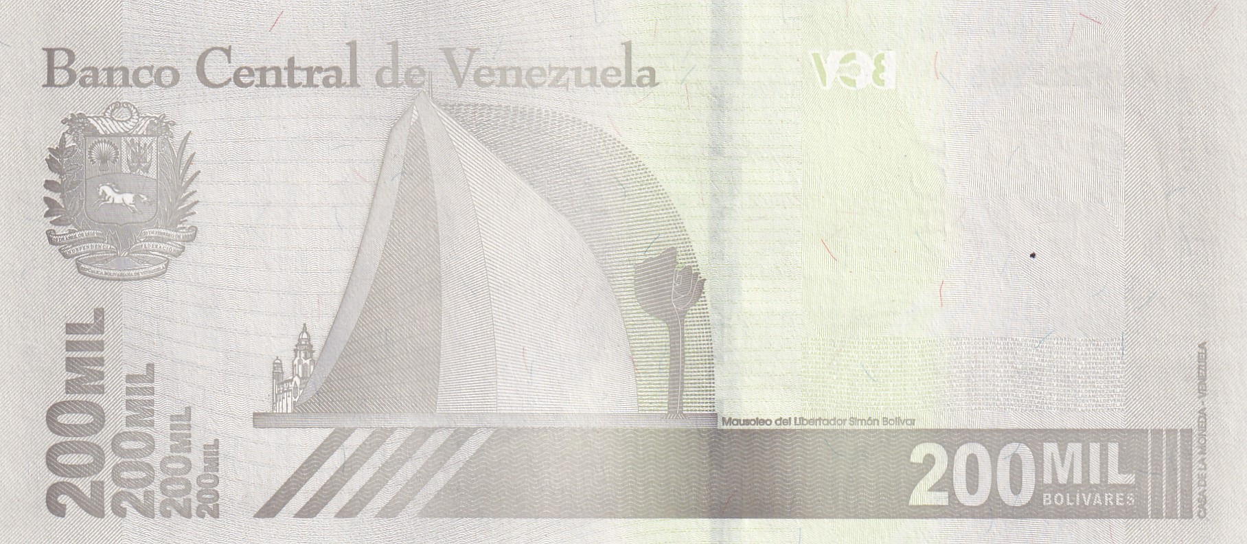 Venezuela 200 Bolívares GEM UNC Rare Bank note