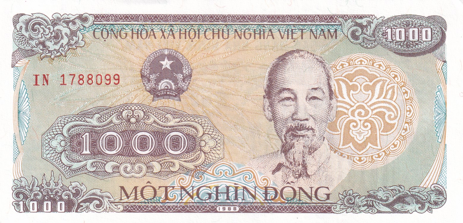 Vietnam 1000 Đồng GEM UNC Rare Bank note