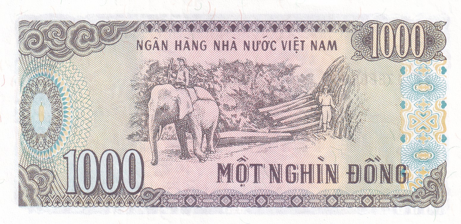 Vietnam 1000 Đồng GEM UNC Rare Bank note