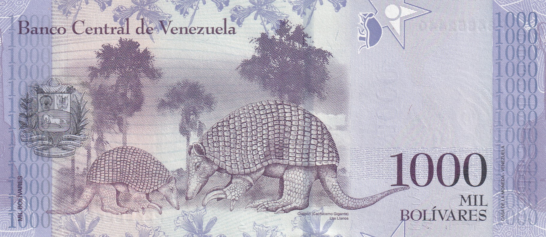 venezuela 1000 bolivariana GEM UNC Rare Bank note