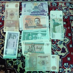 Rare Foreign Notes Ultra Gem Bunc Condition loose Notes Total 300 Pcs Given