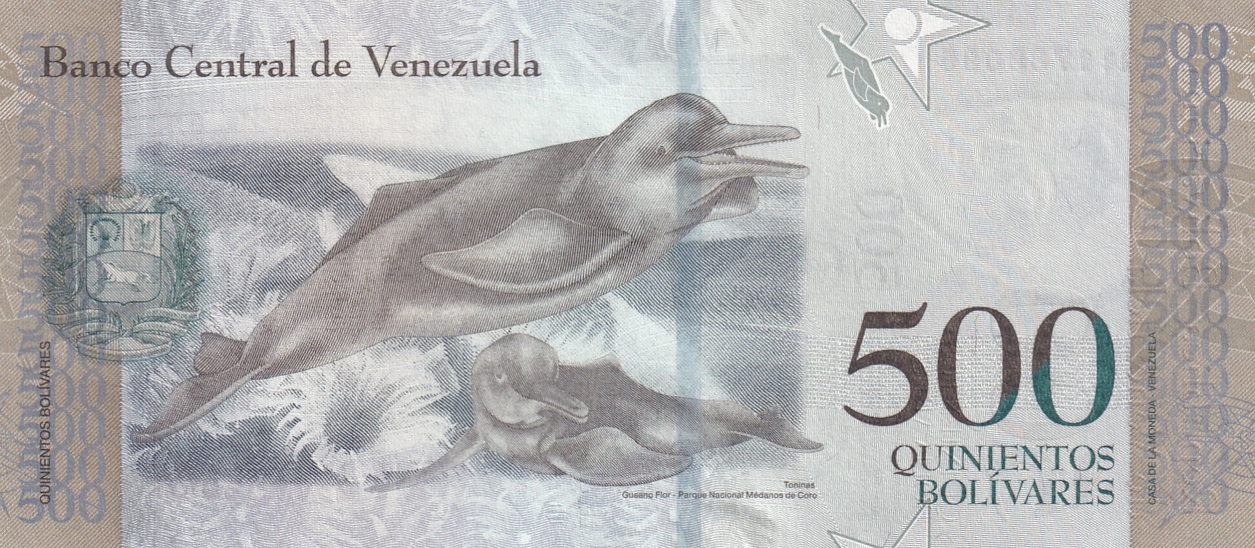 Venezuela 500 Bolívares GEM UNC Rare Bank note