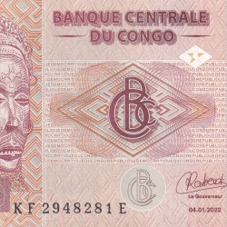 Democratic Republic of the Congo (1997-date) 50 Francs GEM UNC Rare Bank note