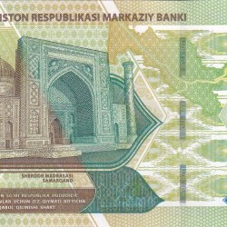 Uzbekistan 5000 SoʻmGEM UNC Rare Bank note