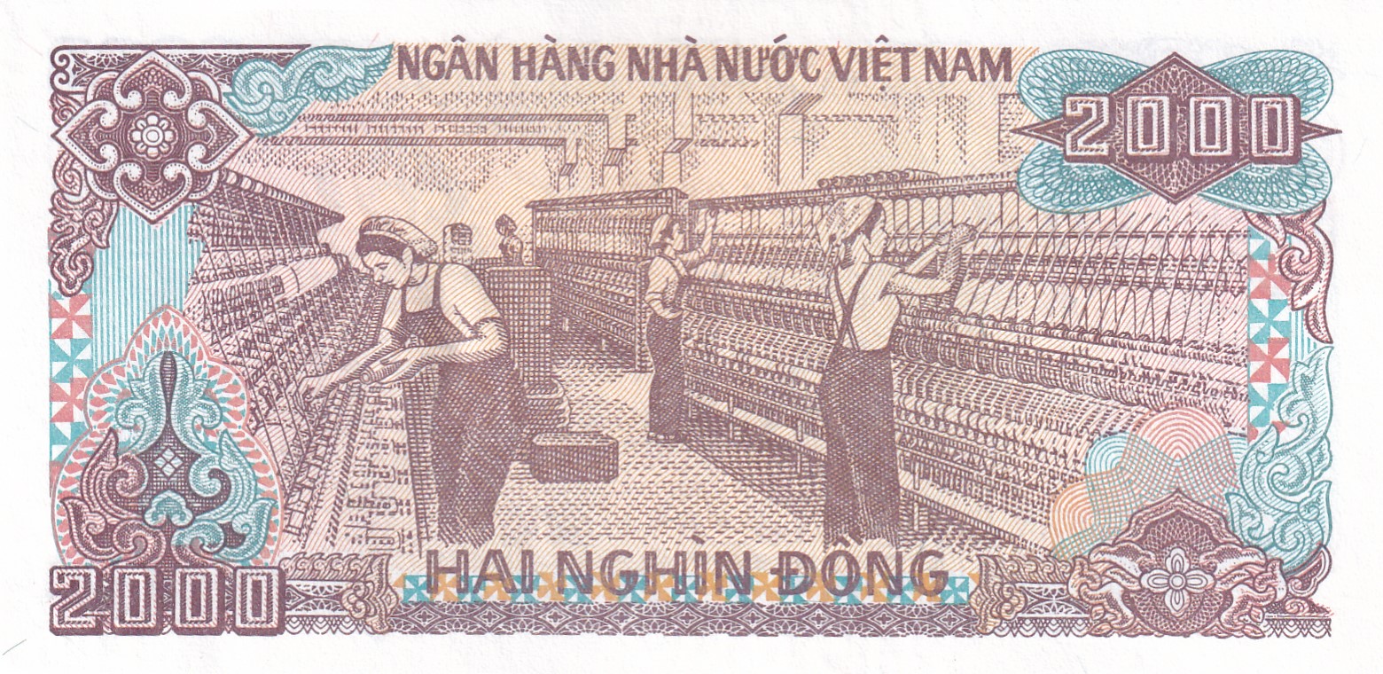 Vietnam 2000 Đồng GEM UNC Rare Bank note