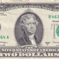 United States 2 Dollars Federal Reserve Rare Note