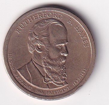 United States 1 Dollar 2011 Rutherford B. Hayes Rare Coin I-902