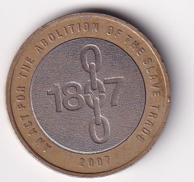 United Kingdom 2 Pounds - Elizabeth II Abolition of Slave Trade; Silver Proof Rare Coin I-904