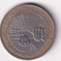 United Kingdom 2 Pounds - Elizabeth II 4th portrait; Florence Nightingale Commemorative issue Rare Coin I-905