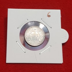 1/4 Rupee George V 1936 Calcutta Mint UNC Condition