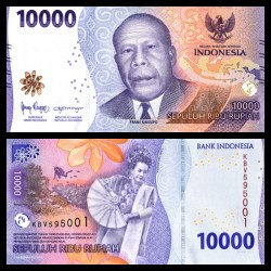Indonesia 10000 Rupiah World Banknote 2022 P155f UNC Unique and Rare