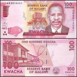 Malawi 100 Kwacha Banknote 2013 P65a UNC Unique and Rare