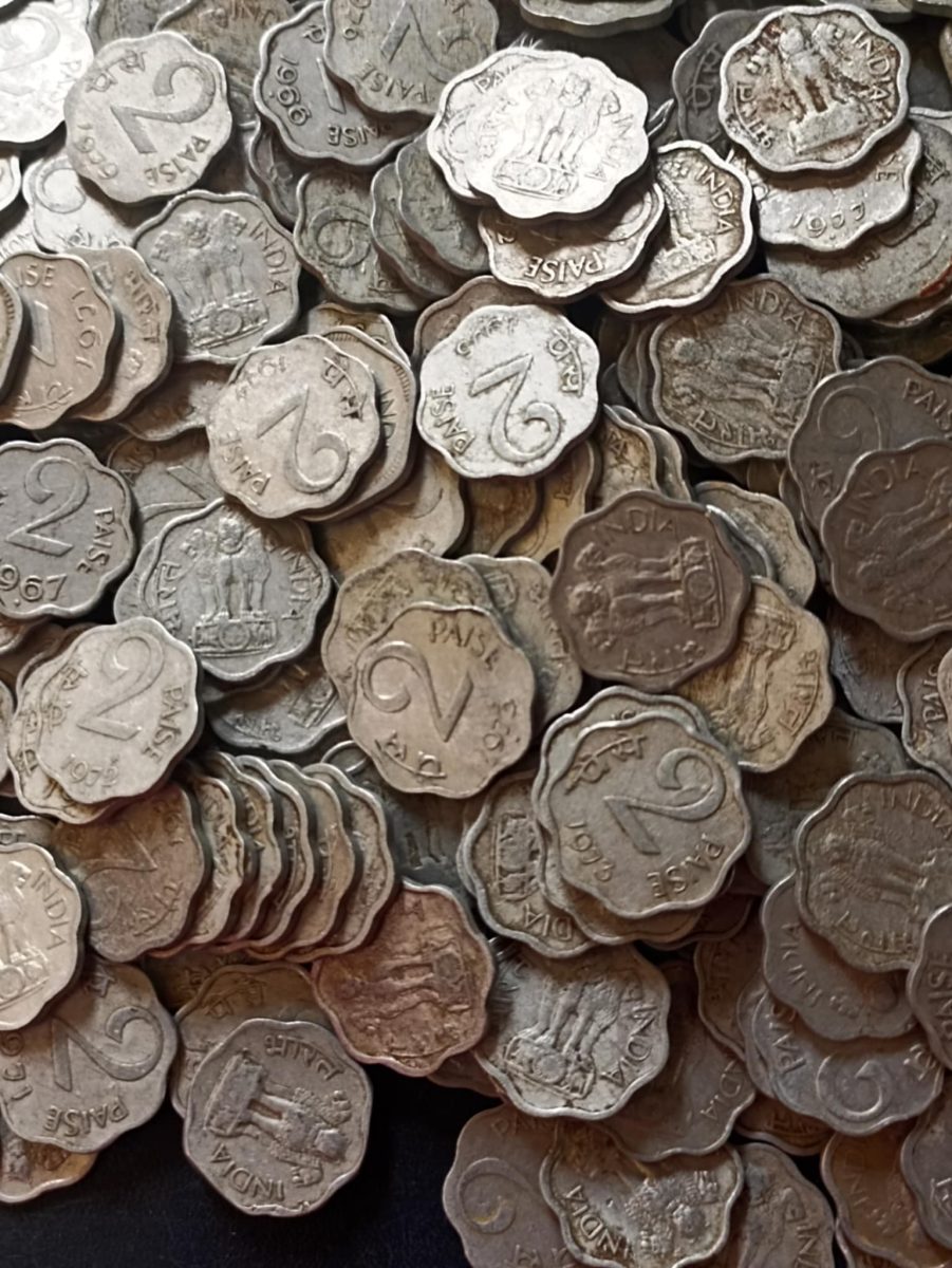 Republic India Denominaton 2 paisa Metal aluminium Mix date mix mint 100 piece Same and similar piece available