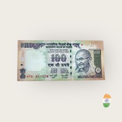 Rs 100 India Banknote Error One Side N Number Unique and Rare