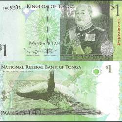 Tonga 1 Paanga Banknote 2009 ND P37a2 UNC Unique and Rare