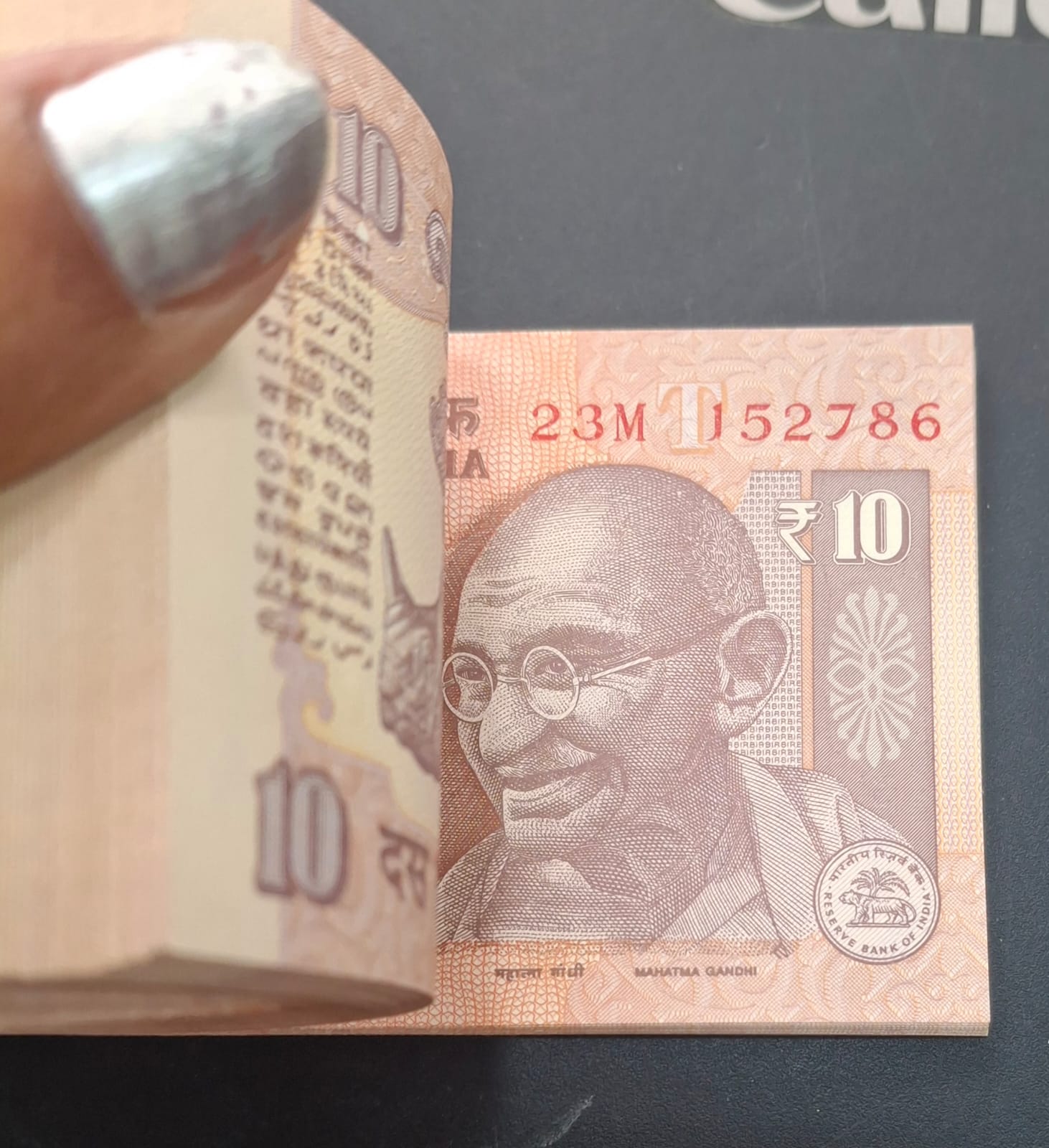 10 Rupees 2014 Governor Raghu RAM Rajan Rare Serial Packet with Fancy Number 786