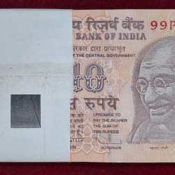 10 Rupees Governor D.Subbarao Rare UNC Serial Packet